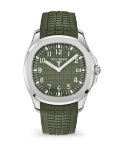 Patek Philippe Aquanaut Jumbo Date, Sweep Seconds, 18k White Gold, 42,2 mm, Ref# 5168G-010